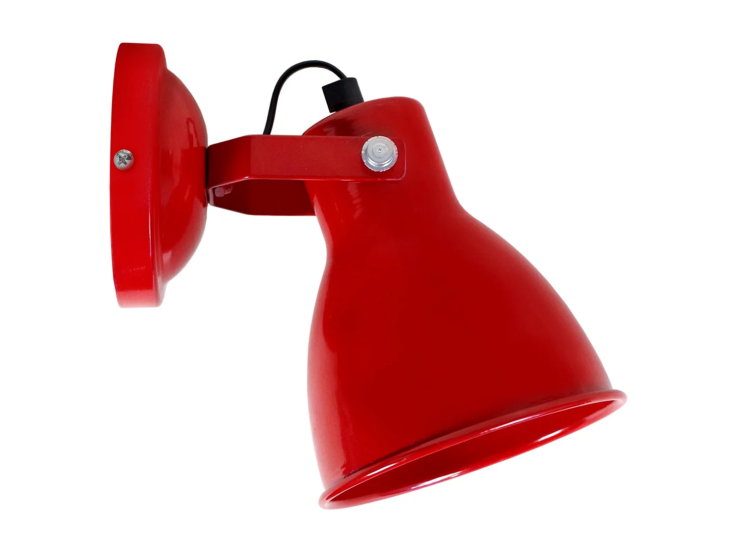 Aplique TOSEL MANHATTAN  metal articulado vermelho D13 x  H17,5  cm