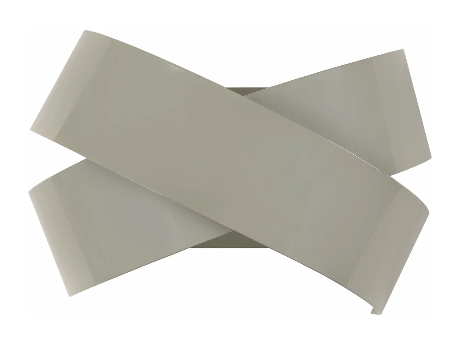 Applique t métal taupe 13cm.