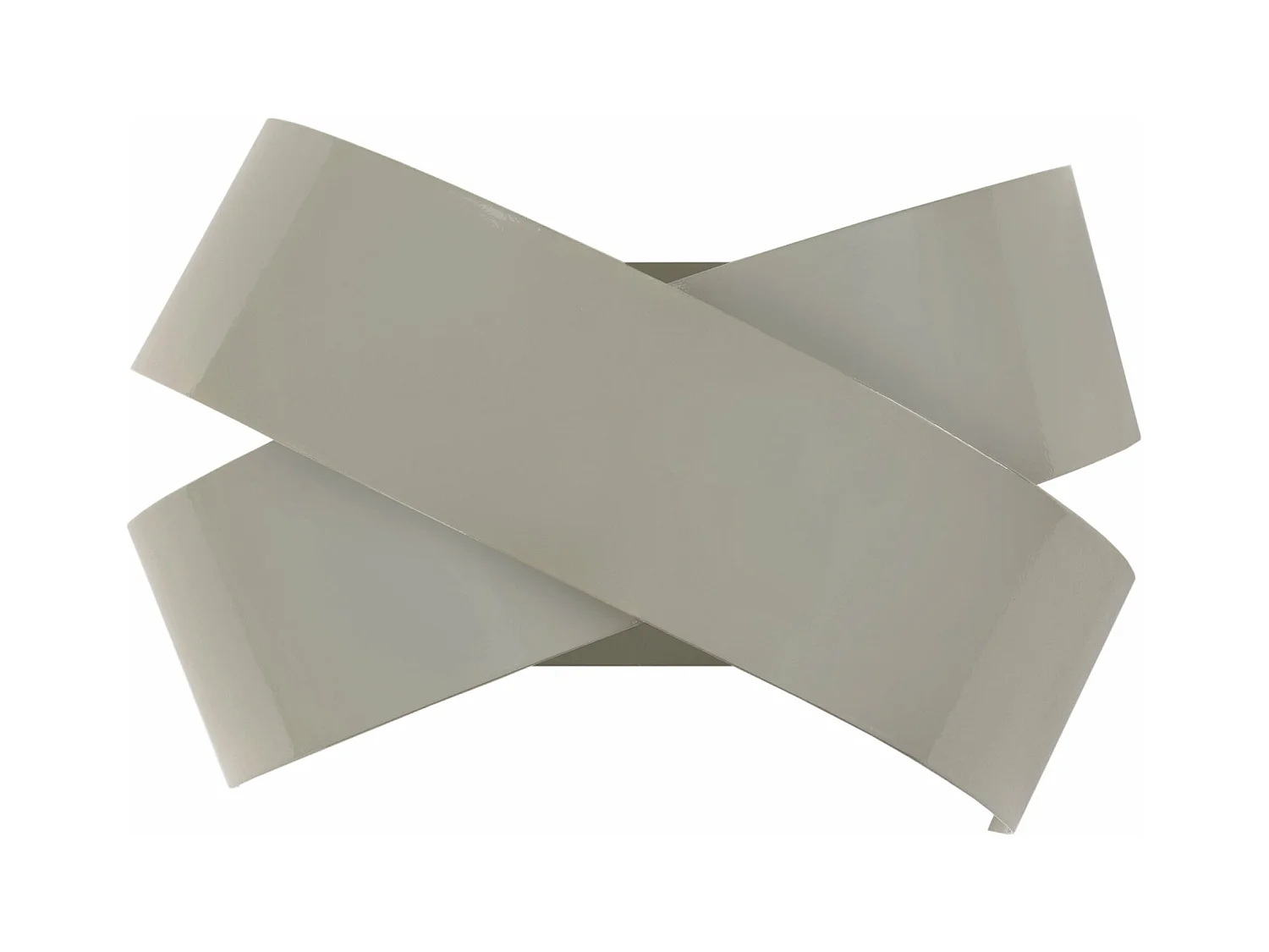 Applique t métal taupe 13cm.