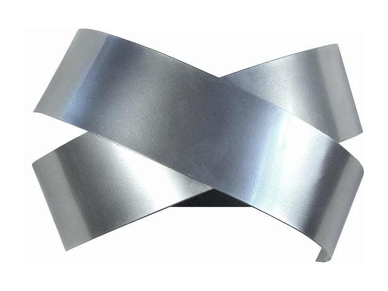 Applique t métal aluminium 8cm.