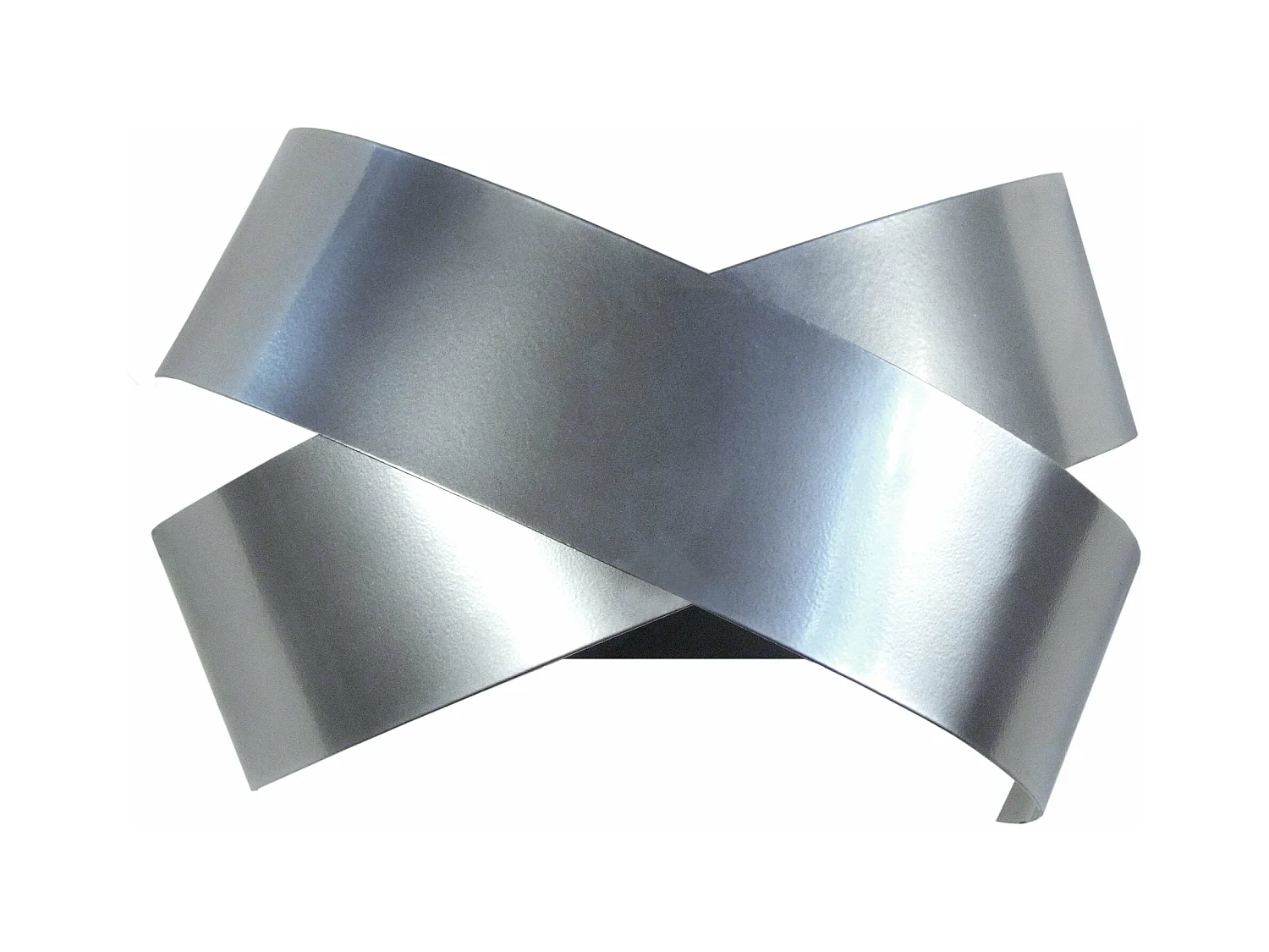 Applique t métal aluminium 8cm.
