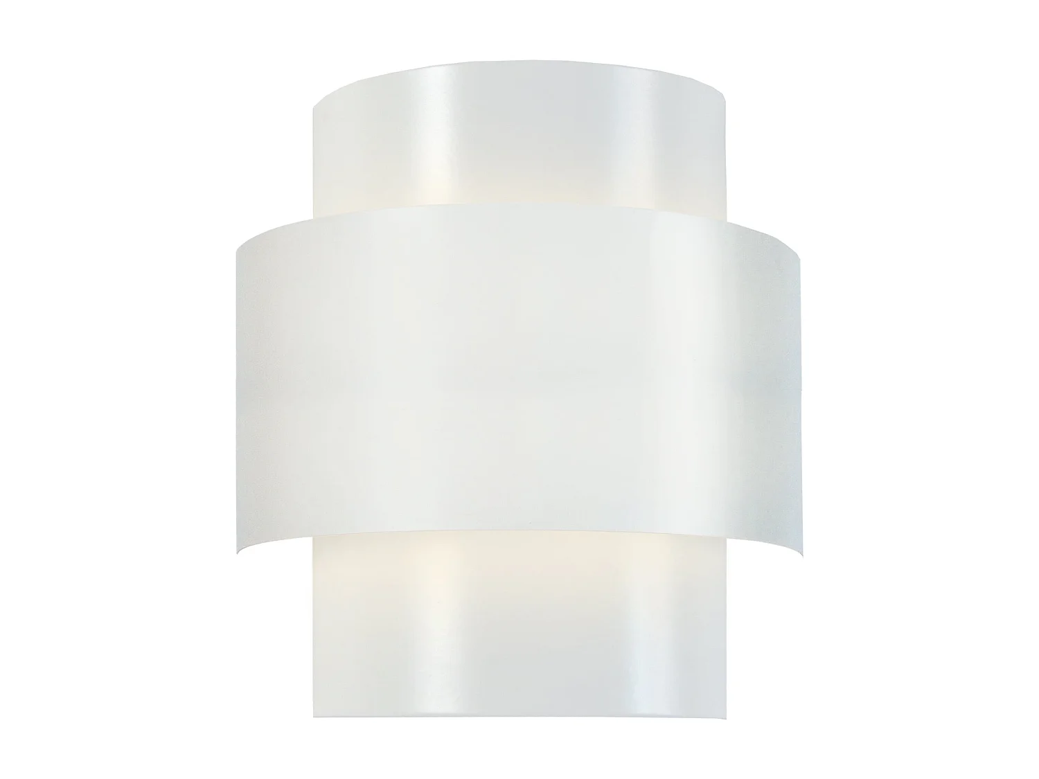 Aplique TOSEL ,metal,Blanco ,A11xD20xP17,5cm