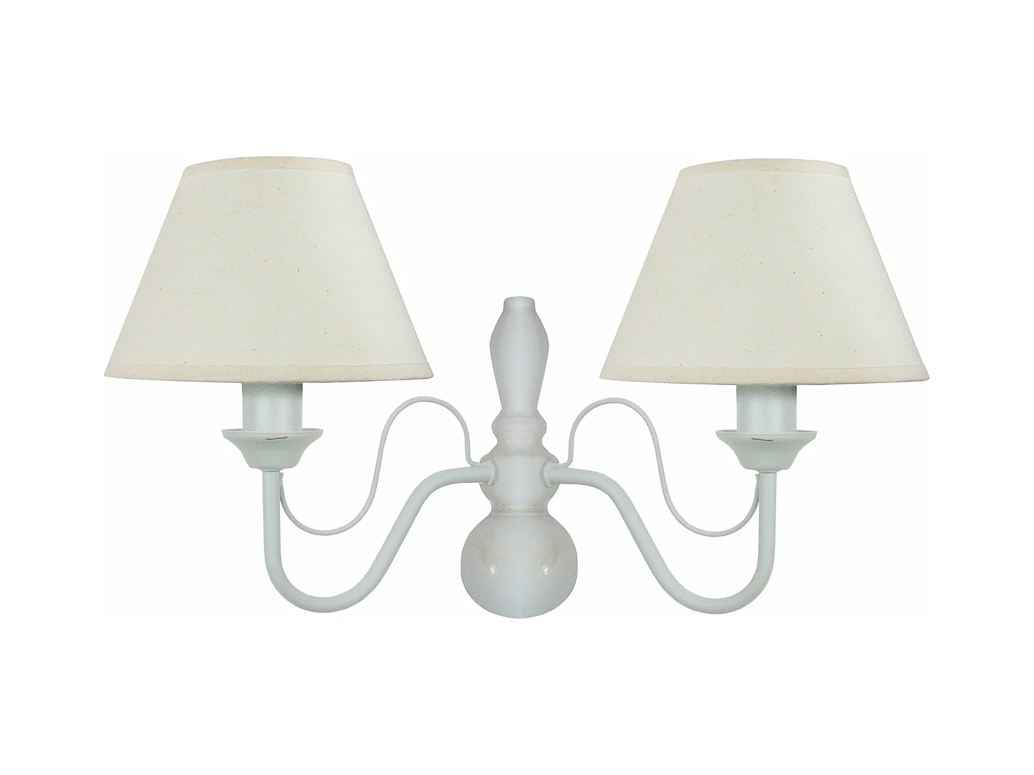 Applique,métal ivoire 39cm.