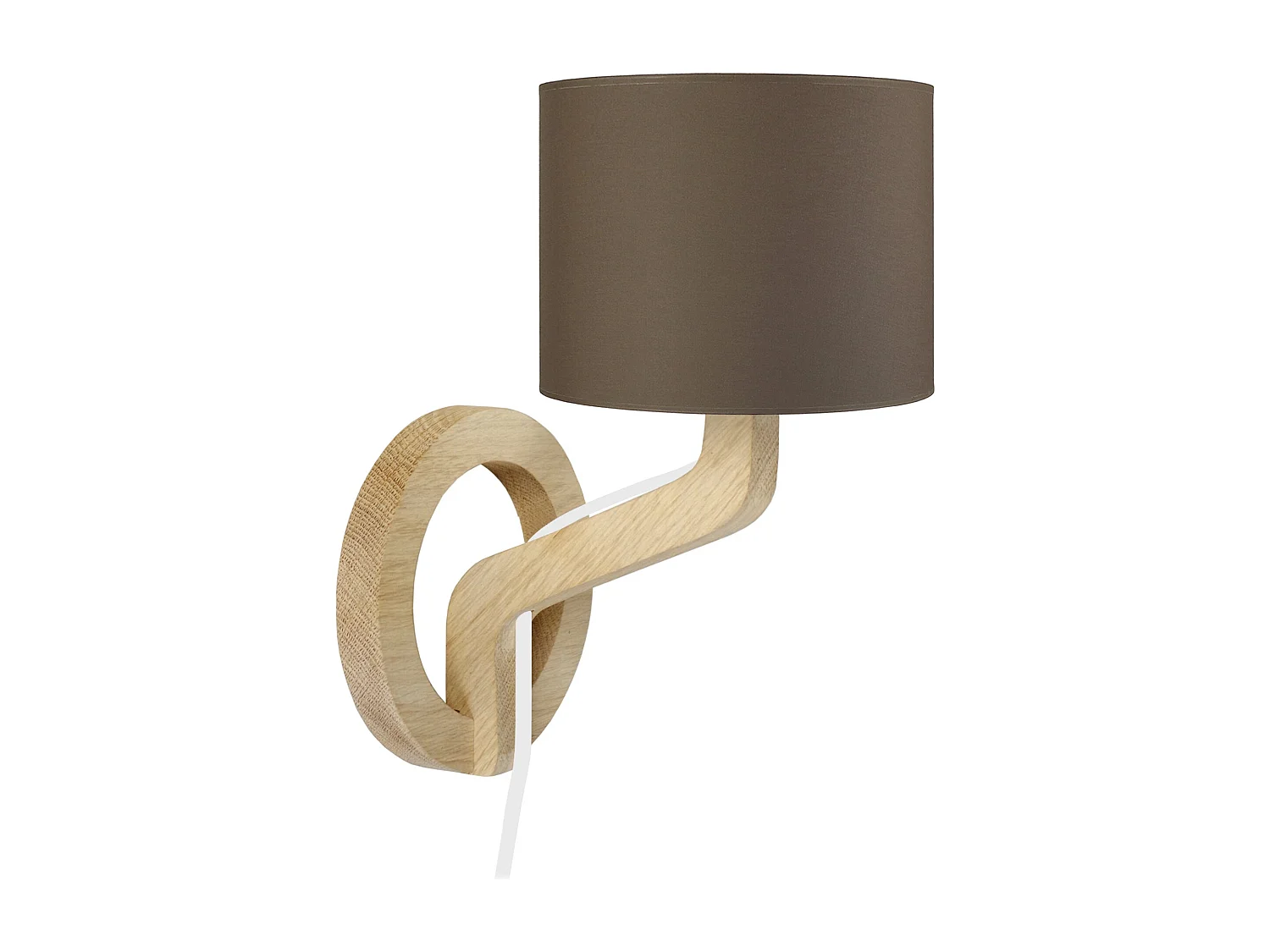 Aplique TOSEL MOKUZAI tecido braço castanho D22 x  H28  cm