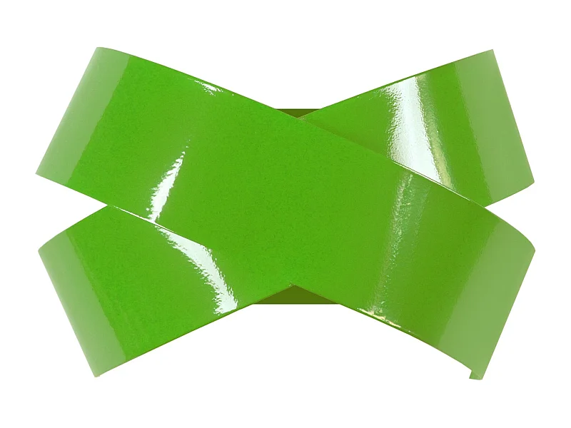 Applique Métal vert 8 cm.