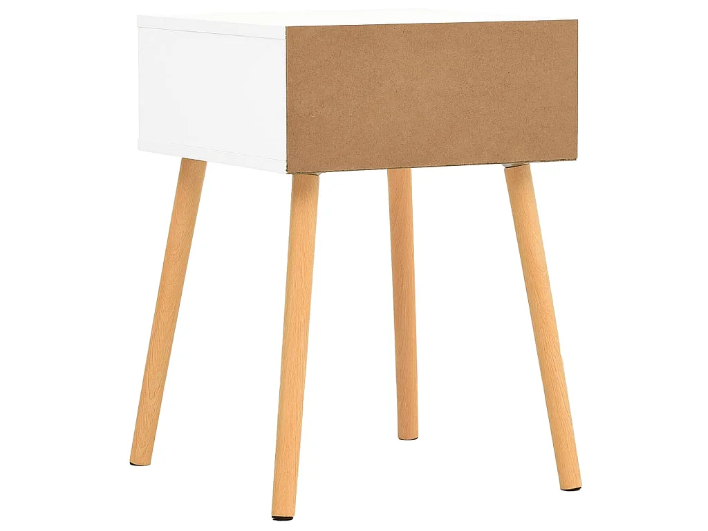 2 pz Comodini Bianco Rovere Sonoma 40x40x56cm Legno Multistrato CFW590827