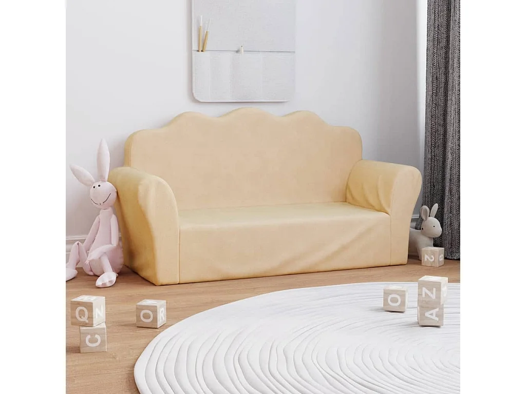 GLACER Divanetto Per Bambina Con Cristalli - Rosa Principessa, In PVC E Struttura Legno, Portata 45 Kg