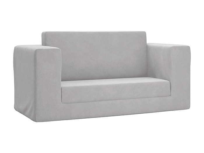 Letto a scomparsa, divano letto, pouf 2 in 1, grigio, dimensioni