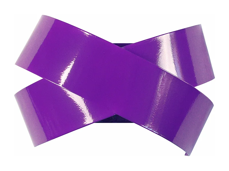 Applique t métal violet 8cm.