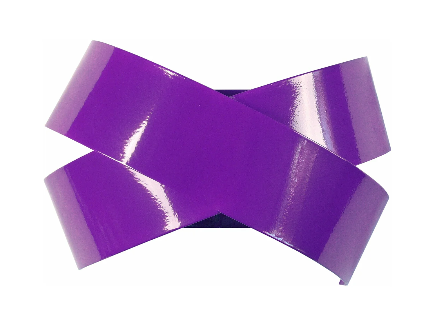 Applique t métal violet 8cm.