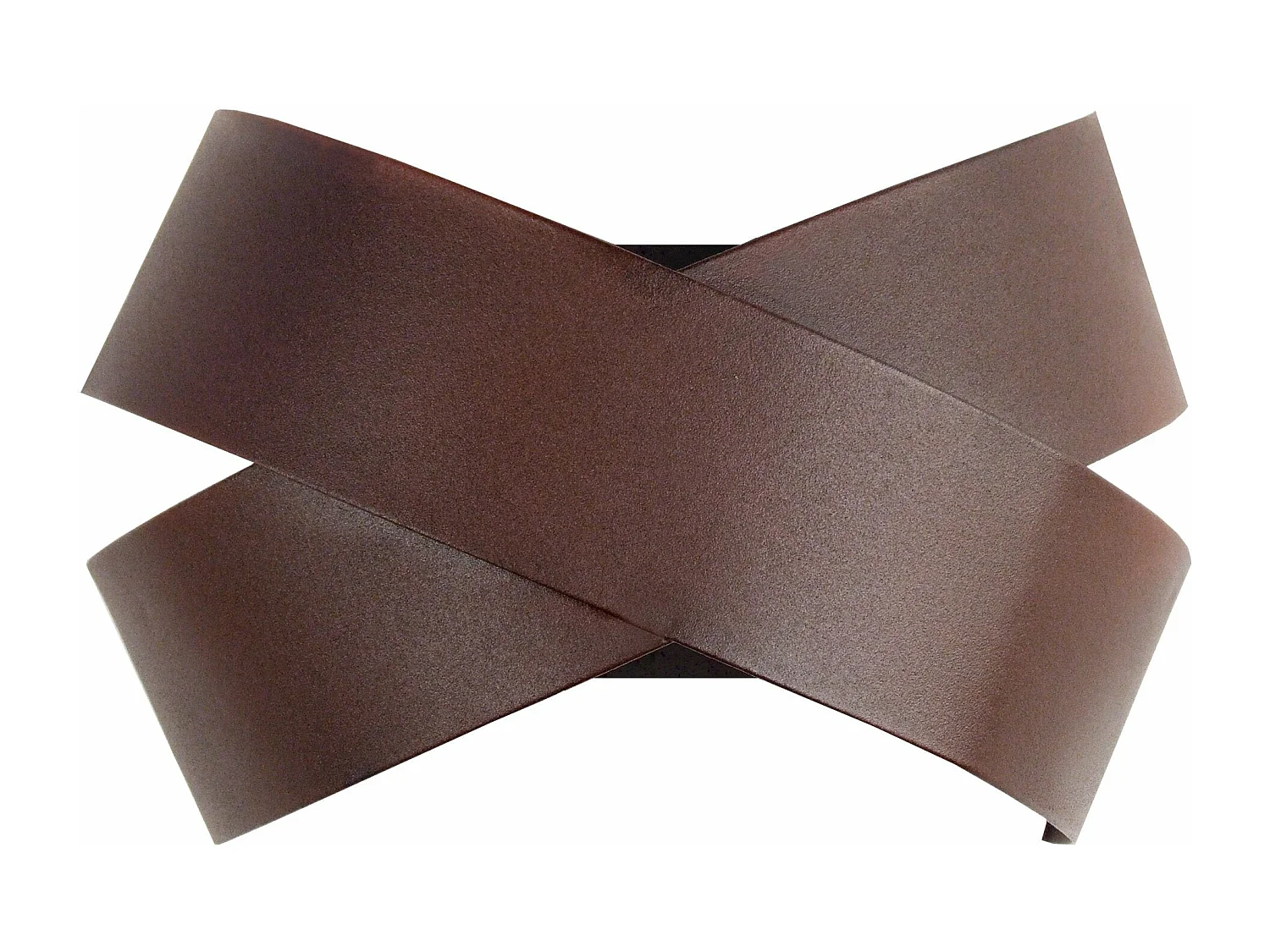 Applique t métal marron 8cm.