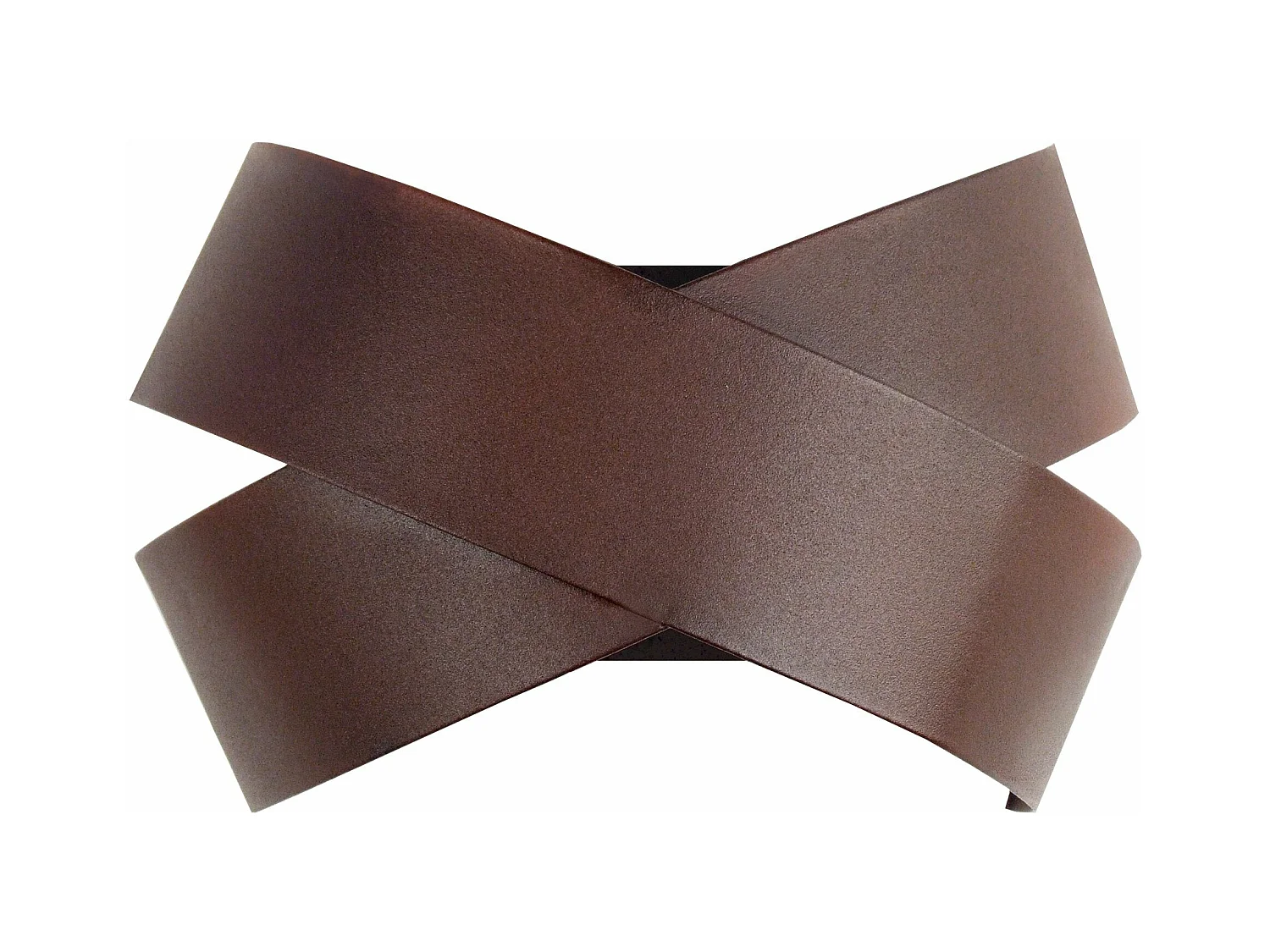 Applique t métal marron 8cm.