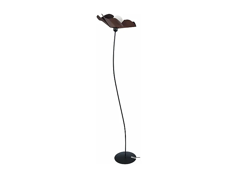 Lampadaire arbre métal  marron 155 cm.