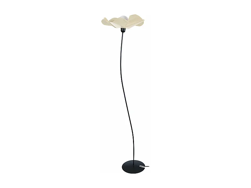 Lampadaire arbre métal  beige 155 cm.