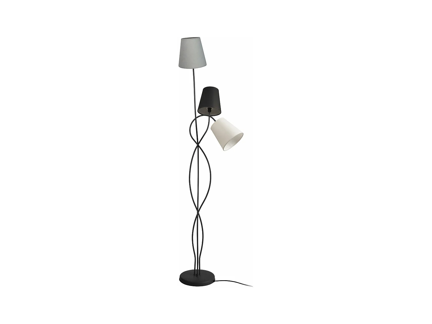 Lampadaire arbre métal  anthracite 153 cm.