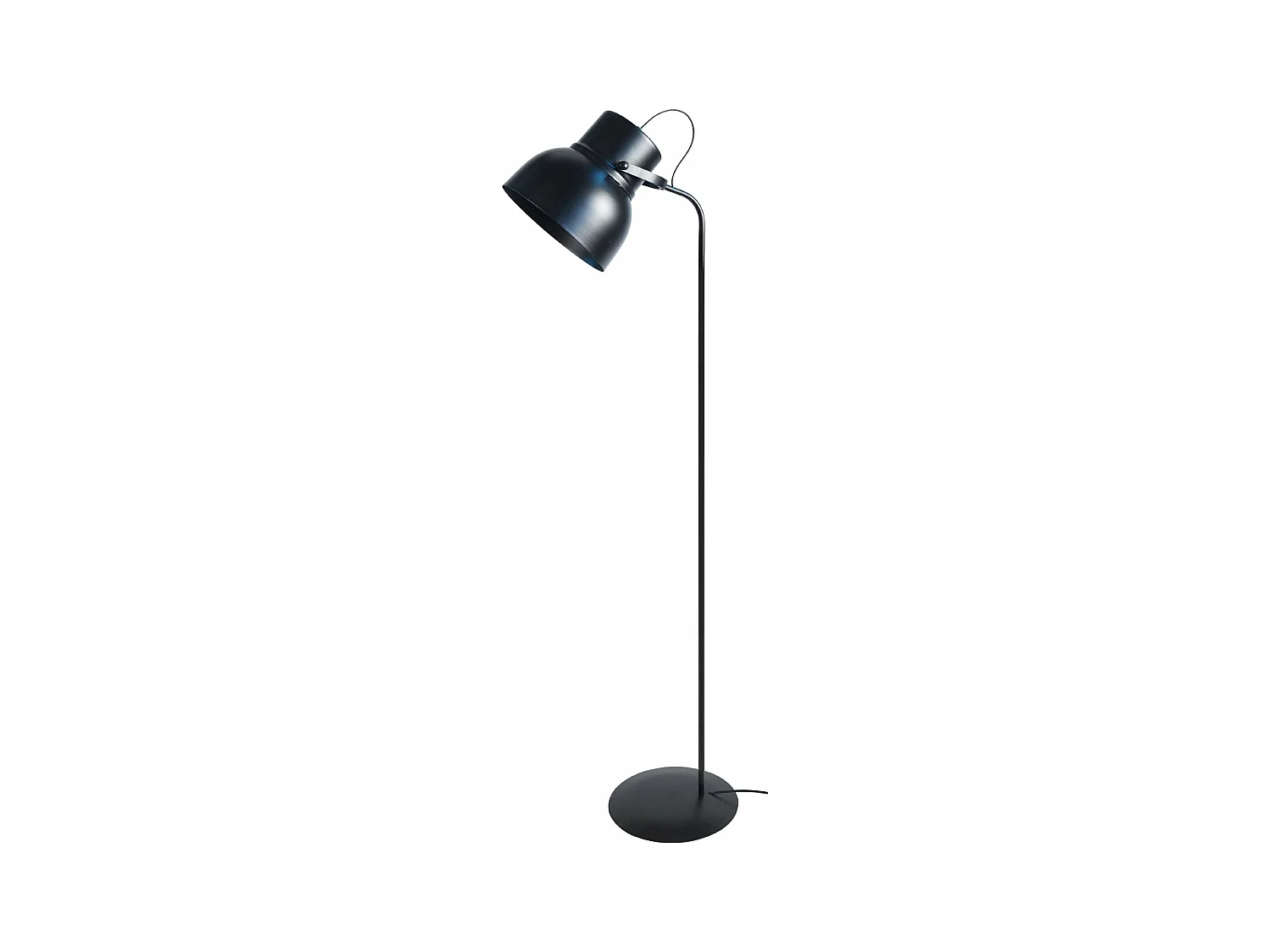 Lampadaire articulé métal  noir150 cm.