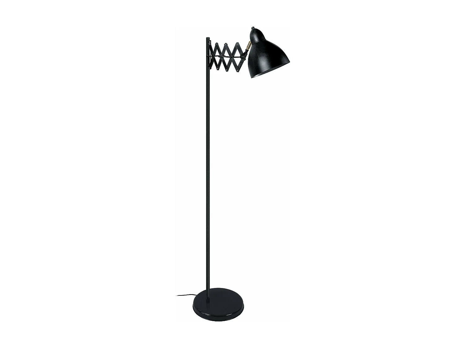 Lampadaire articulé métal  anthracite 150 cm.