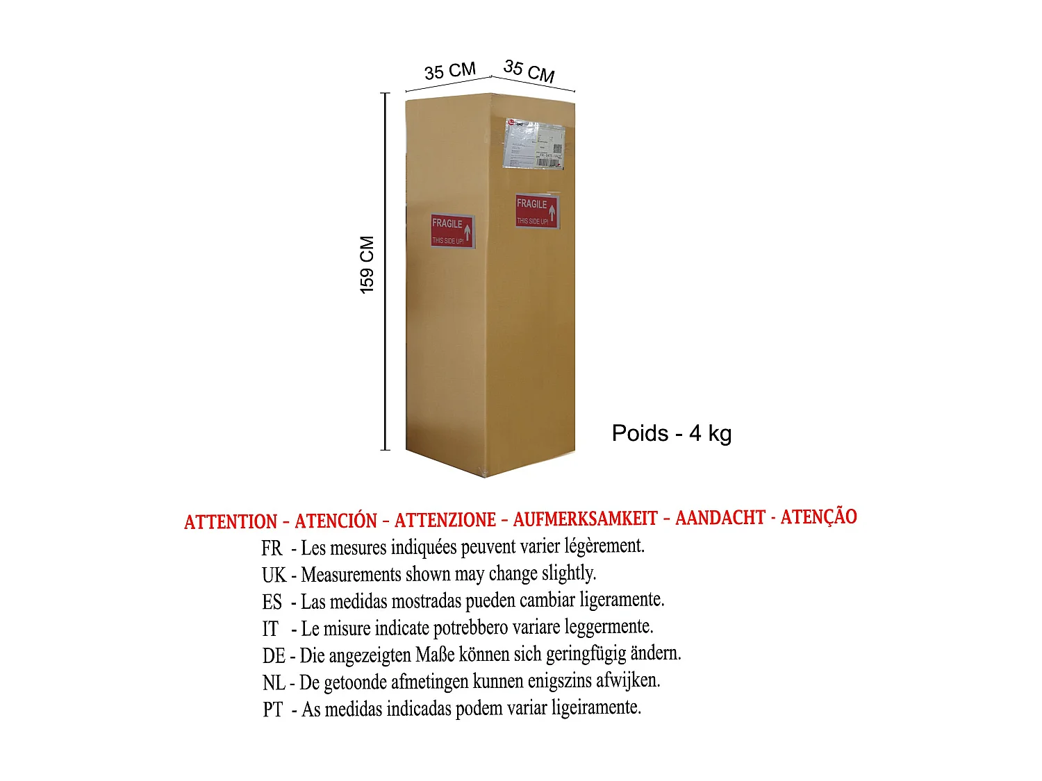 Lámpara para Escritorio TOSEL ,metal,Dorado ,A 155xD25xP25cm