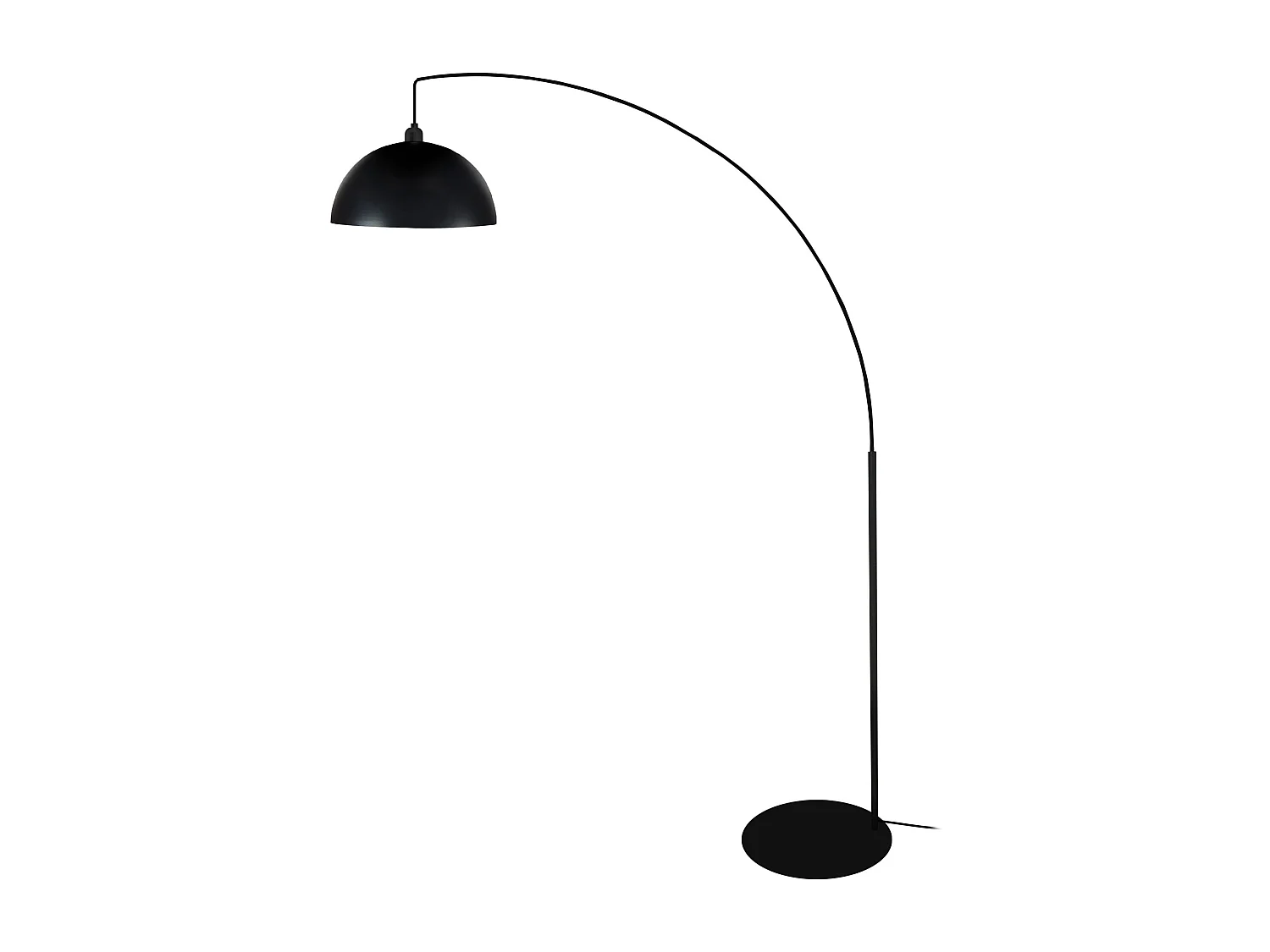 Candeeiro de Pé TOSEL CITROUILLE metal tripé lilás D40 x  H165  cm