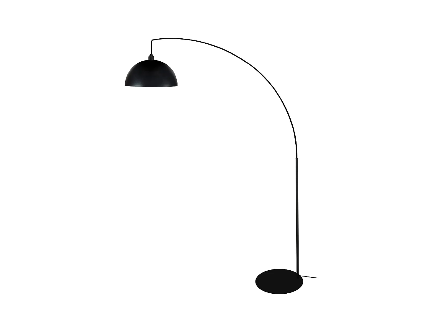 Lampadaire TOSEL ,métal,Blanc ,H190x D150xP40cm