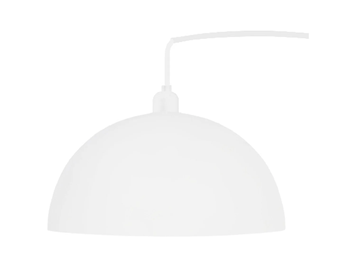 Lámpara de Pie TOSEL ,metal,Blanco,A190x D150xP40cm