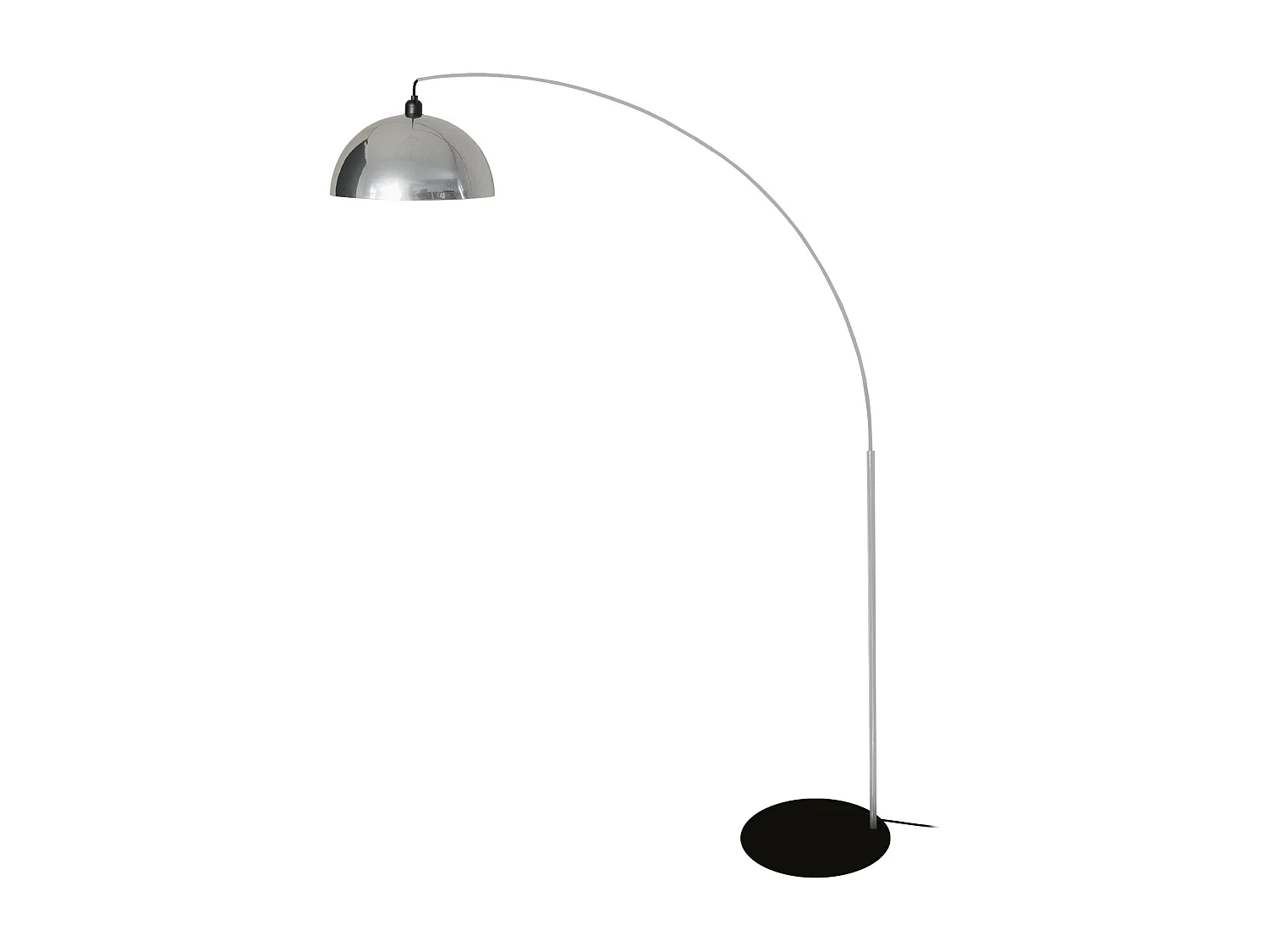 Lampadaire TOSEL ,métal,Noir ,H 190x D150xP40cm