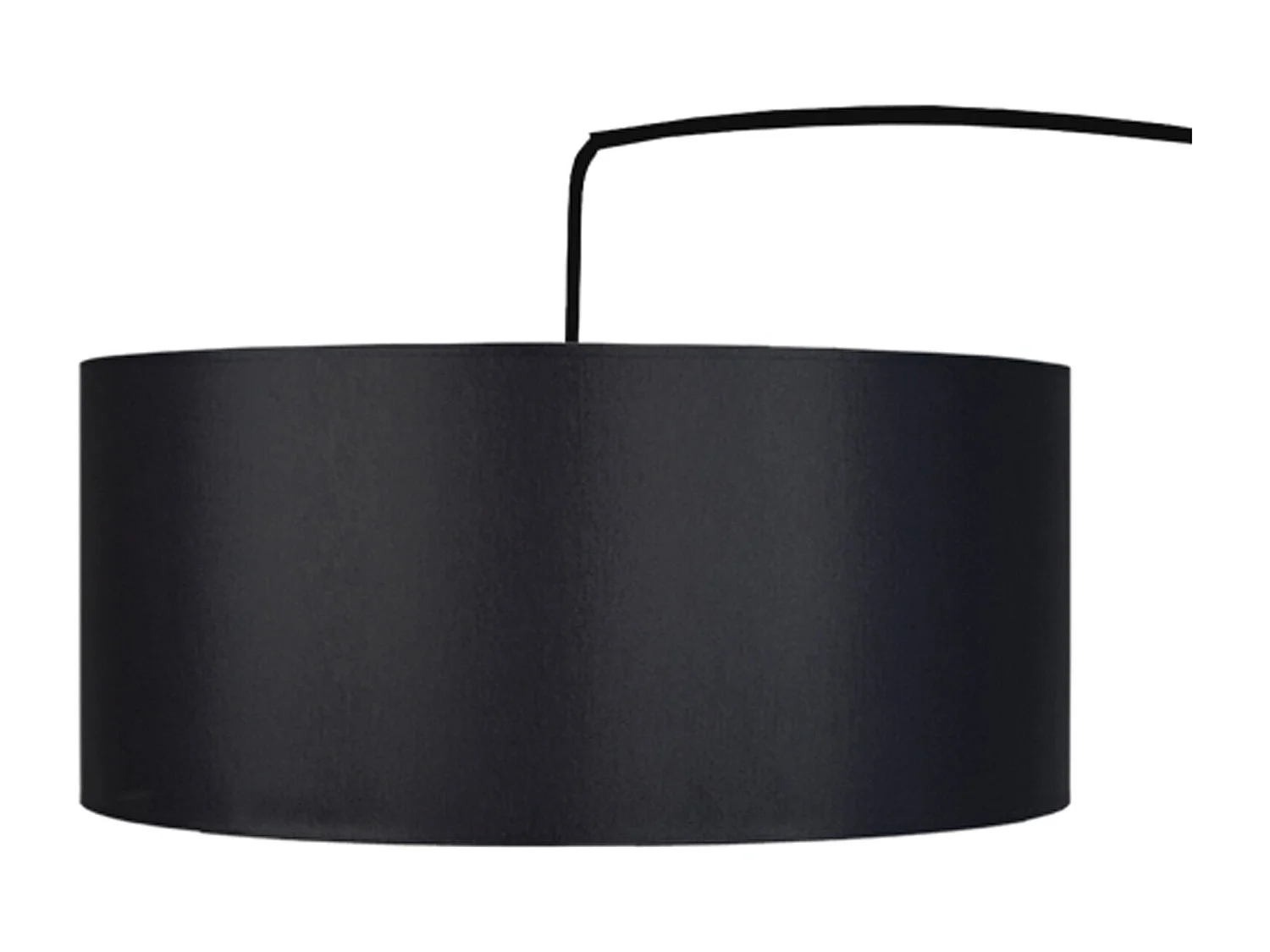 Lámpara de Pie TOSEL ,metal,Negro , A 155xD40x P 40cm