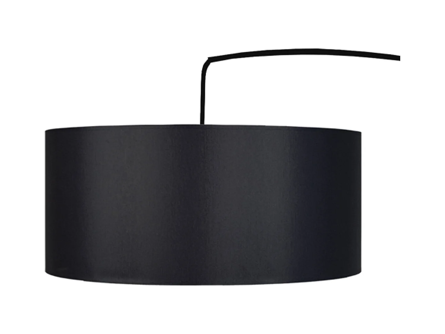 Lampadaire TOSEL ,métal,Noir , H 190xD150x P 40cm