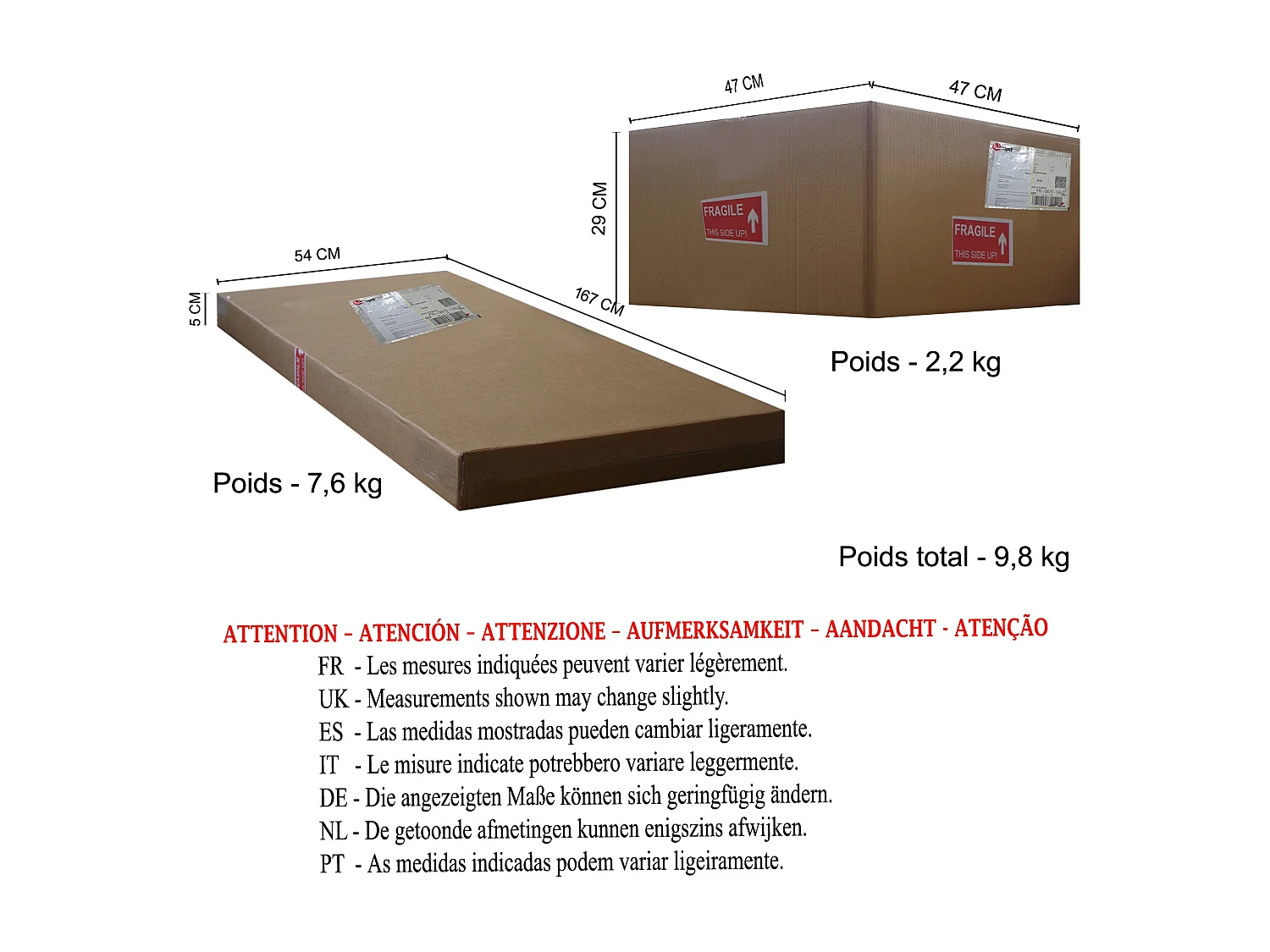 Candeeiro de Pé TOSEL URANO metal certo marfim D28 x  H165  cm