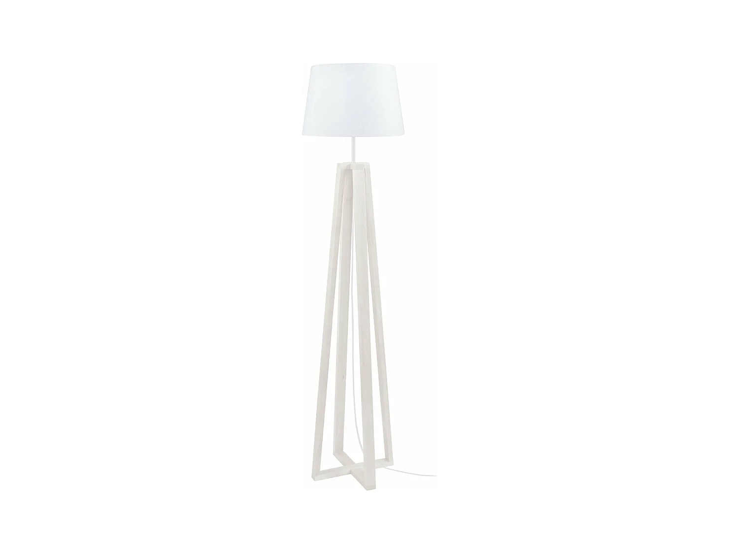 Candeeiro de Pé TOSEL GERI tecido articulado preto D40 x  H169  cm