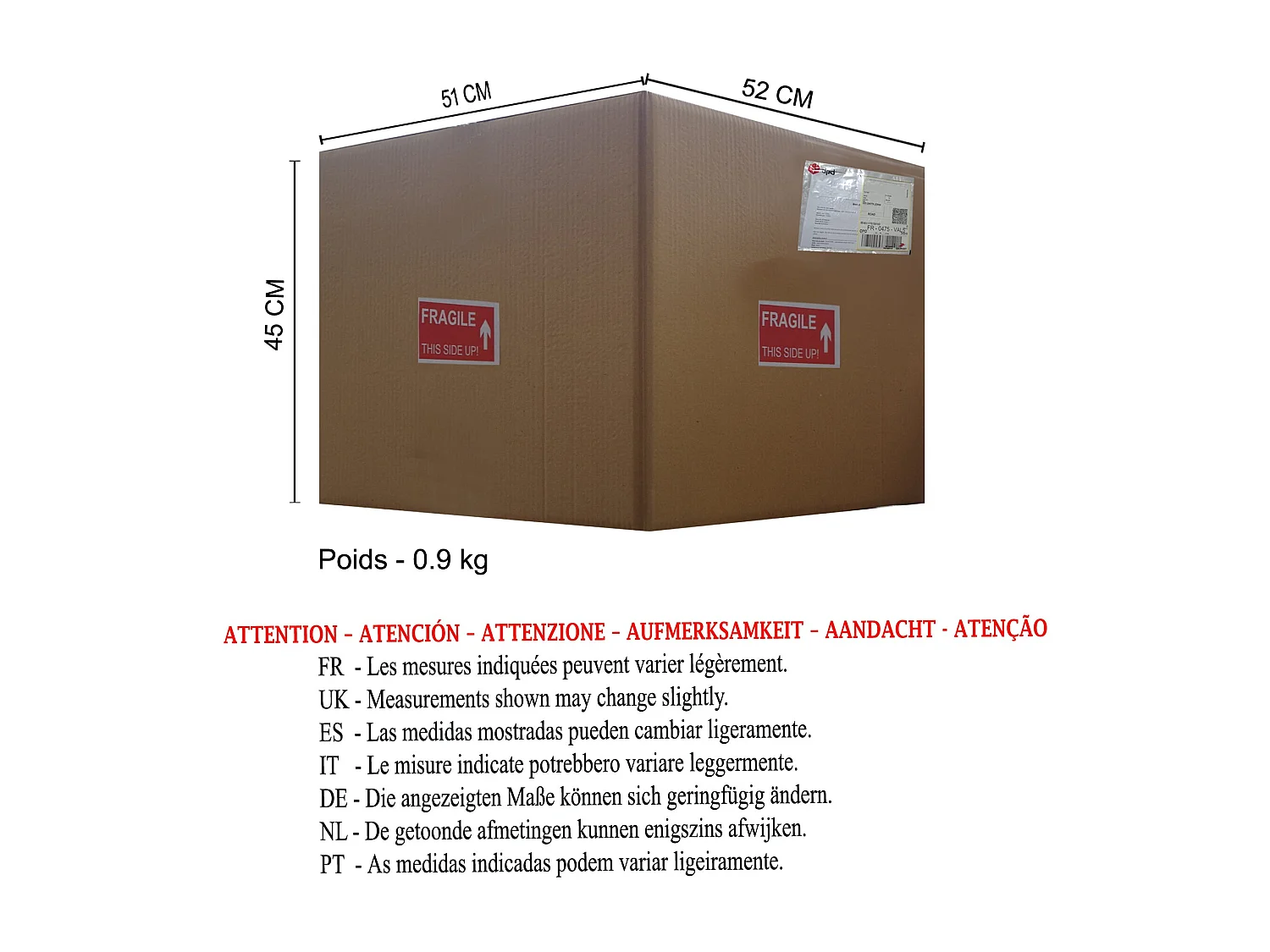 Abajur TOSEL VERA 45 CL cordão de algodão cilindro limão D45 x H23  cm
