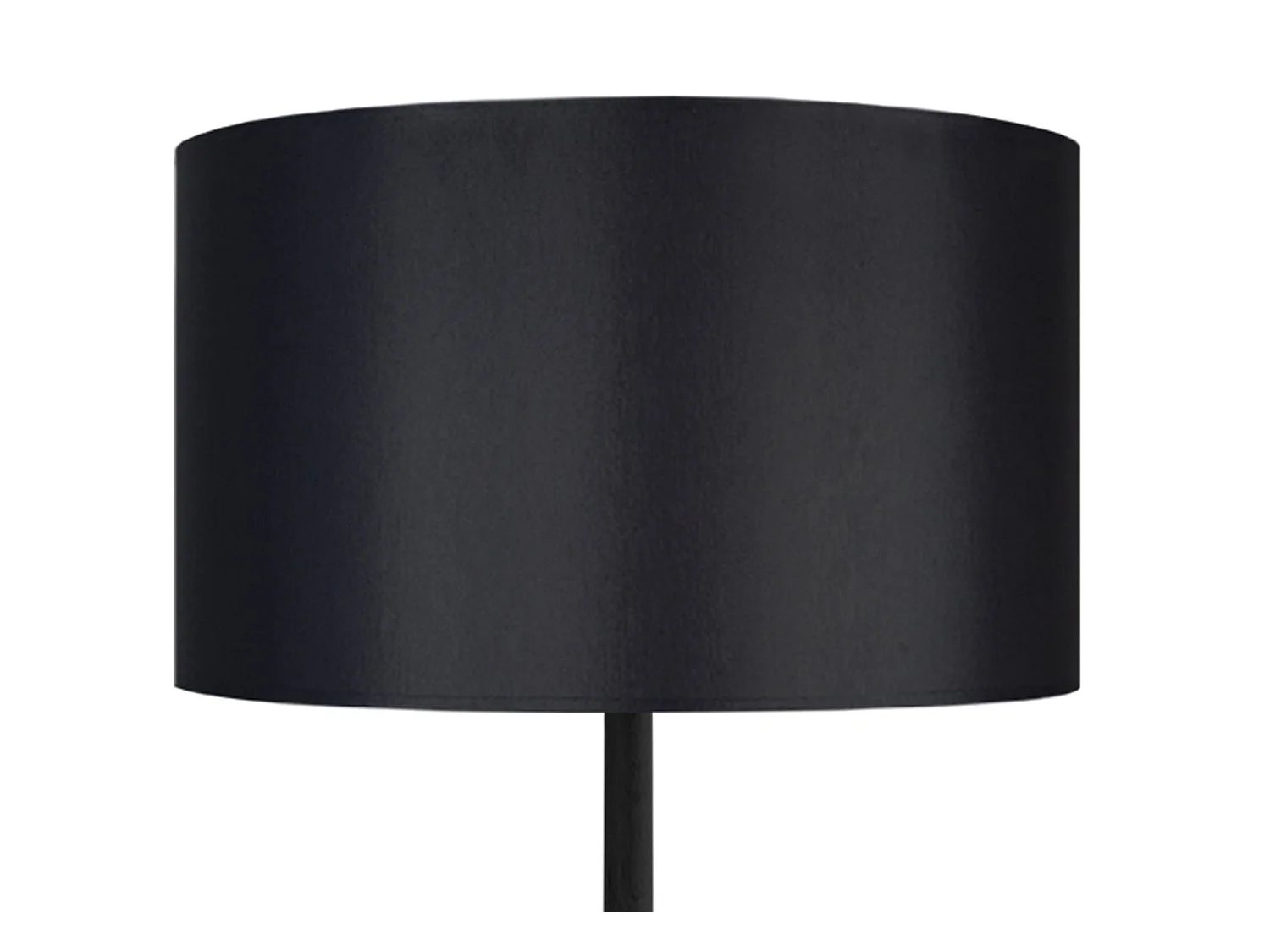 Lampada da terra legno nero cilindrico MYKINES nero D'30 cm