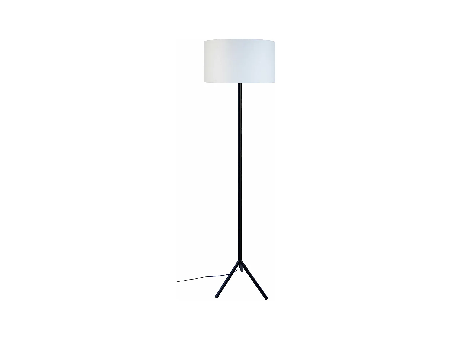 Candeeiro de Pé TOSEL MIDGARD tecido tripé azul D60 x  H150  cm