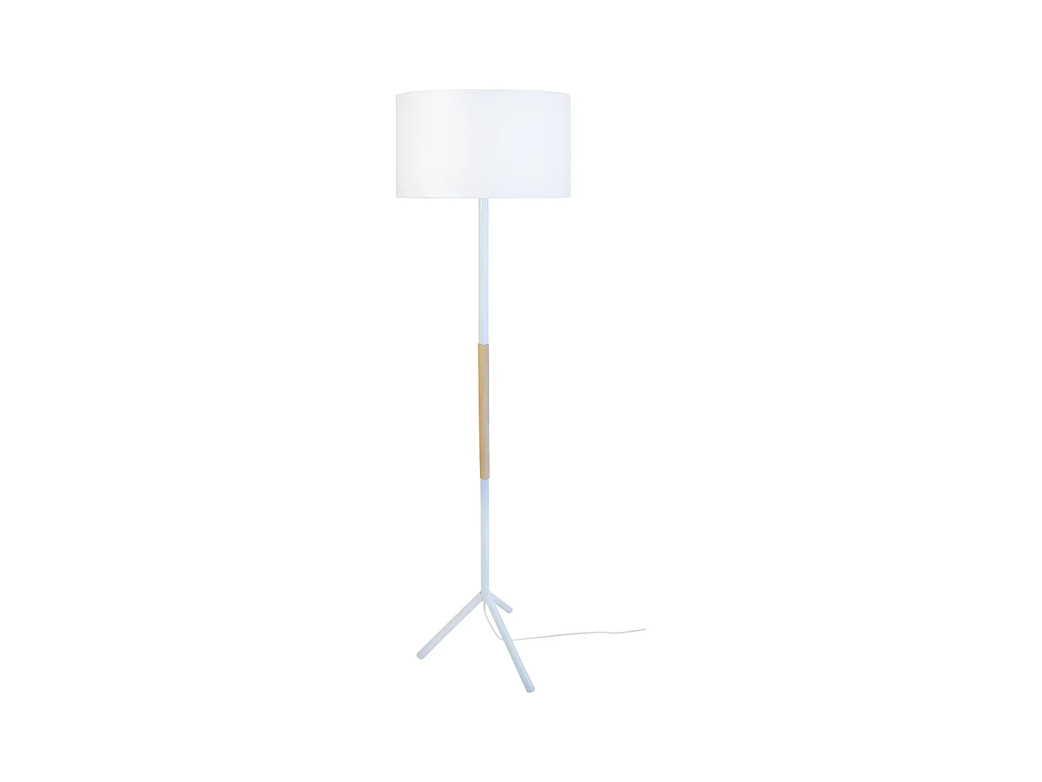 Candeeiro de Pé TOSEL TALIN tecido certo creme D50 x  H160  cm
