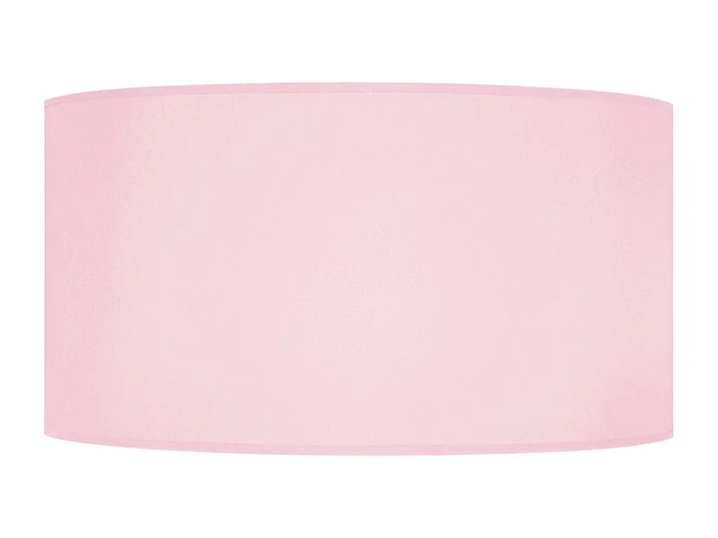 Abat-jour TOSEL ,tissu,Rose ,H30xD50xP50cm