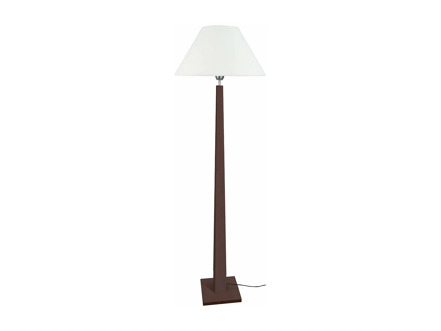 Lampadaire bois,  wangué 156 cm.