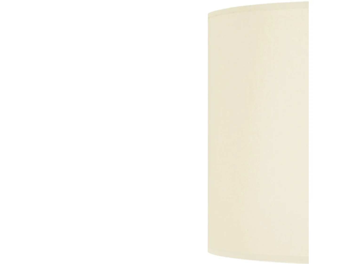 Abat-jour TOSEL ,tissu,Beige, H 19xD30x P 30cm