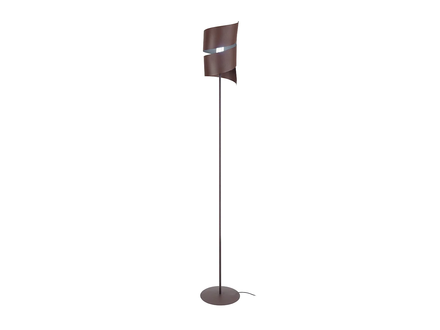 Candeeiro de Pé TOSEL VIBORG A tecido tripé taupe D40 x  H155  cm