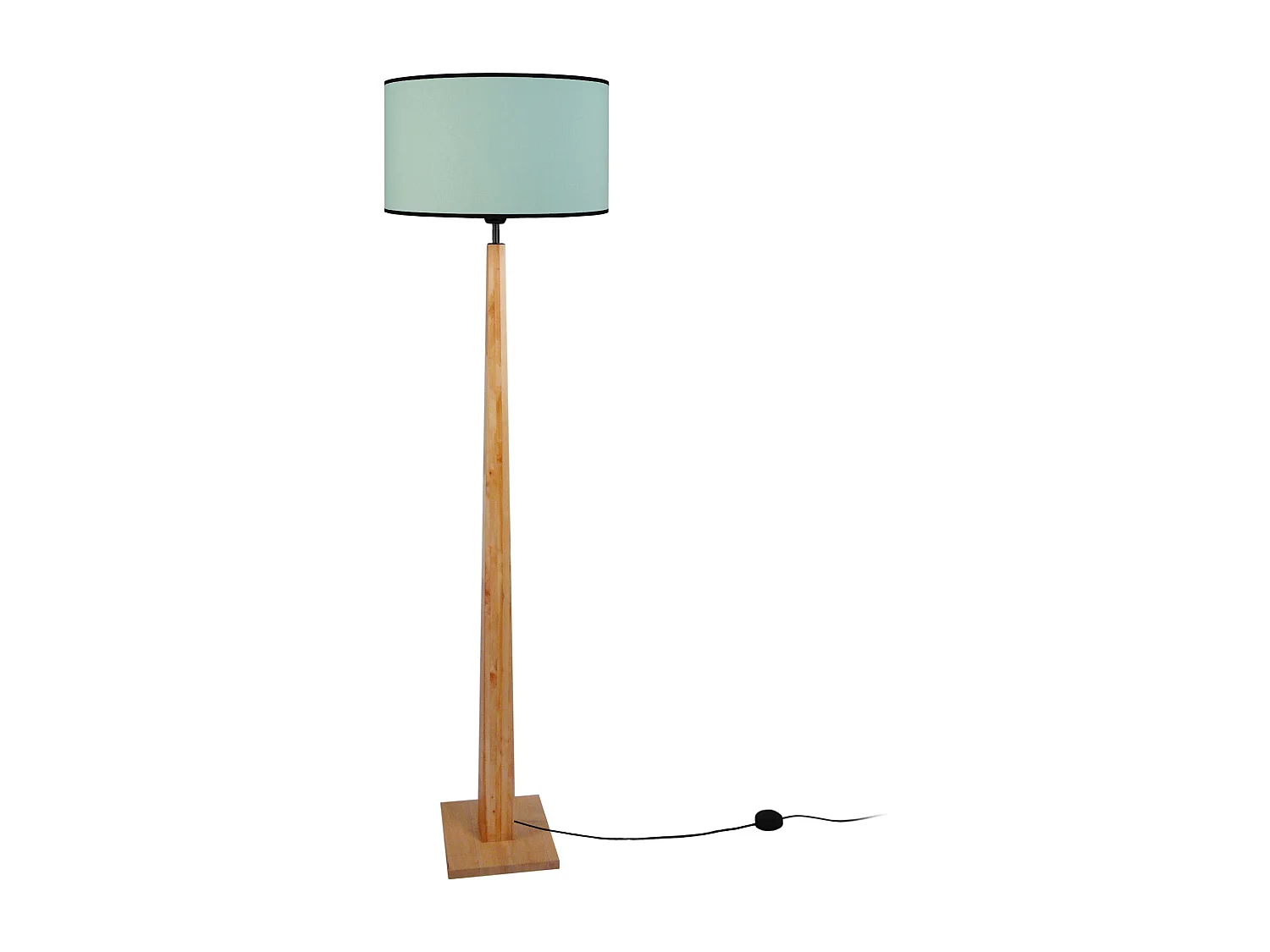 Candeeiro de Pé TOSEL COCHIN T tecido tripé creme D40 x  H162  cm