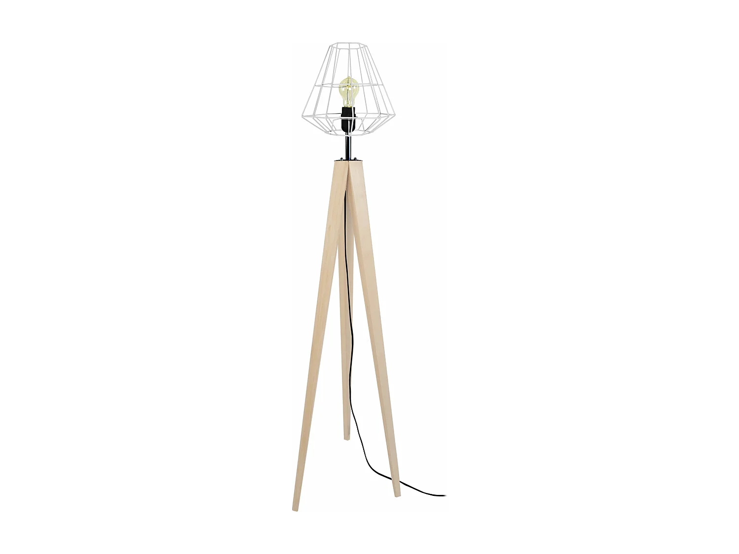 Abajur TOSEL TAMBOUR 40 tecido tambor azul D40 x H23  cm