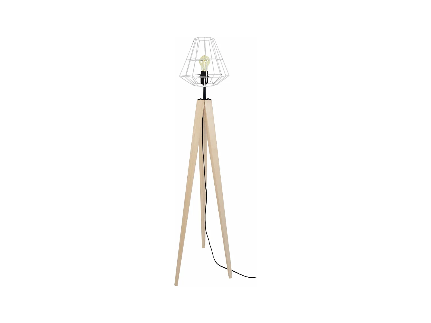 Abajur TOSEL TAMBOUR 40 tecido tambor azul D40 x H23  cm