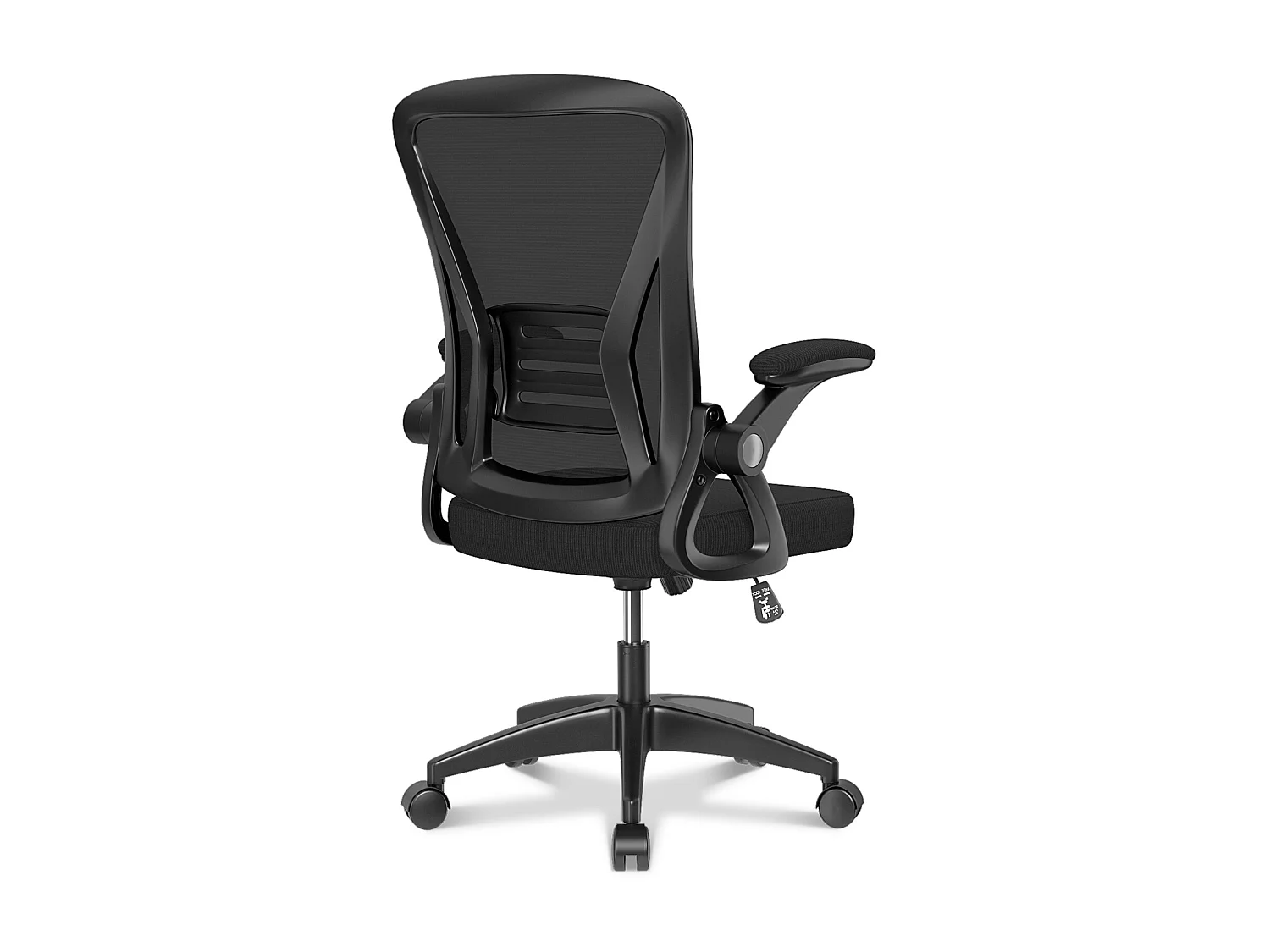 Chaise de bureau ergonomique avec support lombaire, accoudoirs réglables, chaise pivotante avec dossier respirant pour le bureau