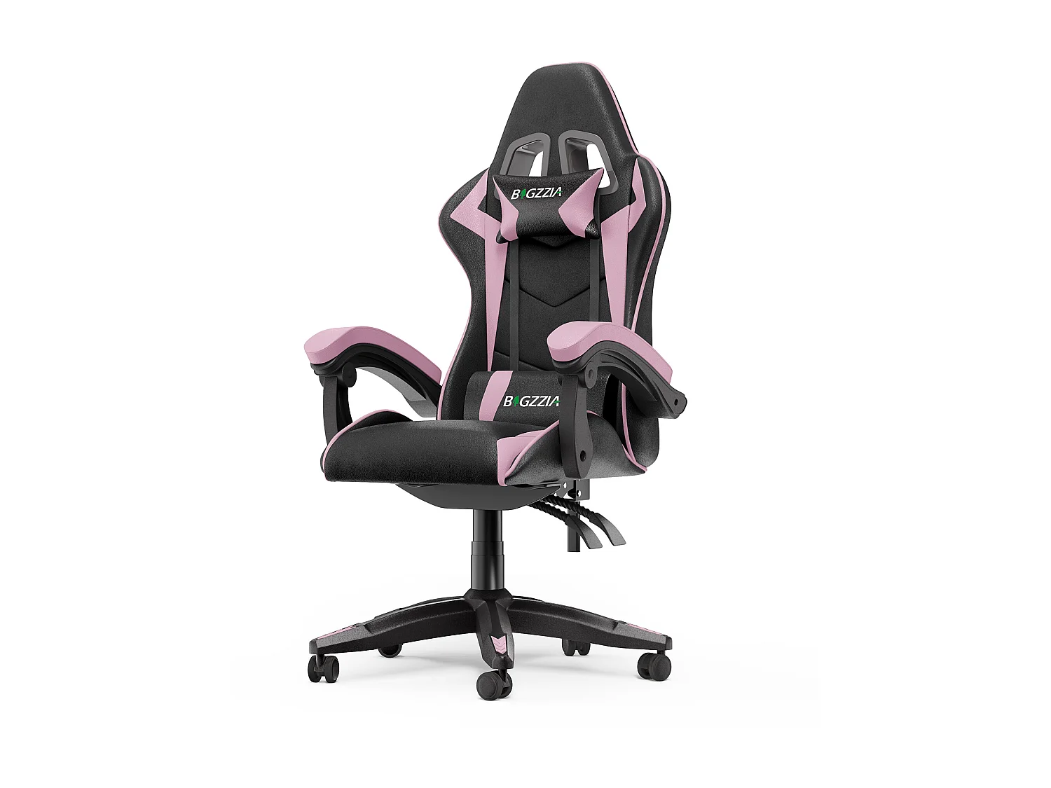 Gaming- en bureaustoel Ergonomische computerbureaustoel met hoofdsteun en lumbale ondersteuning