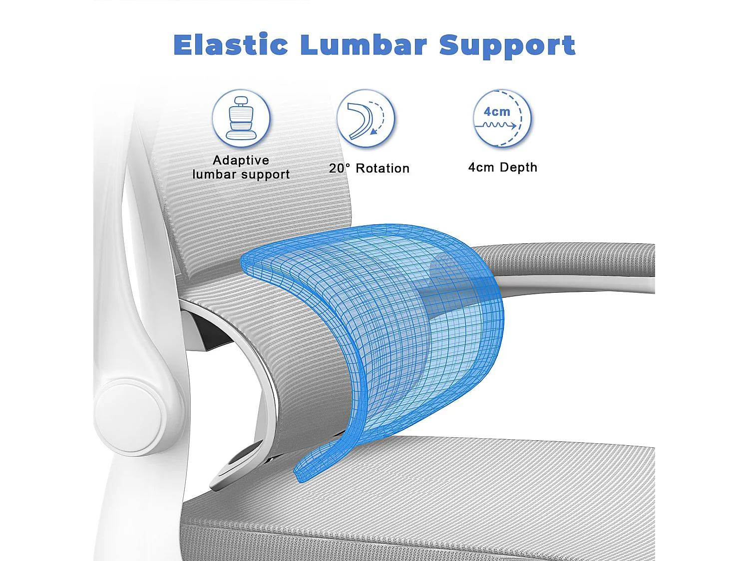 Bureaustoel met schommelfunctie Bestuurdersstoel voor thuiskantoor