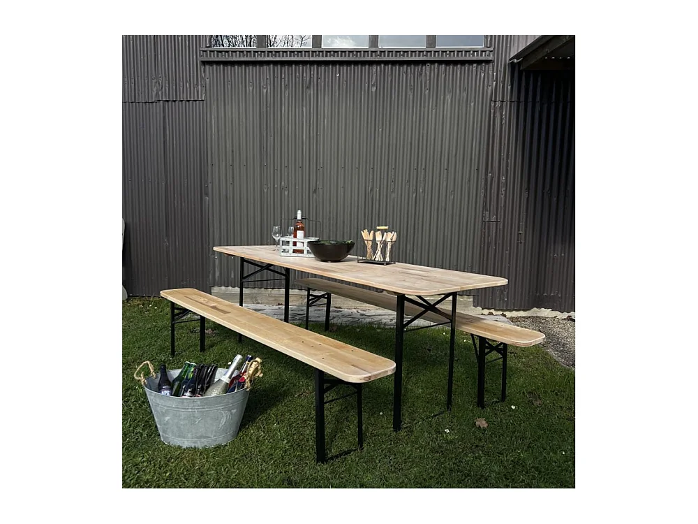 Table pliable 8 à 10 personnes Brasserie Unitaire