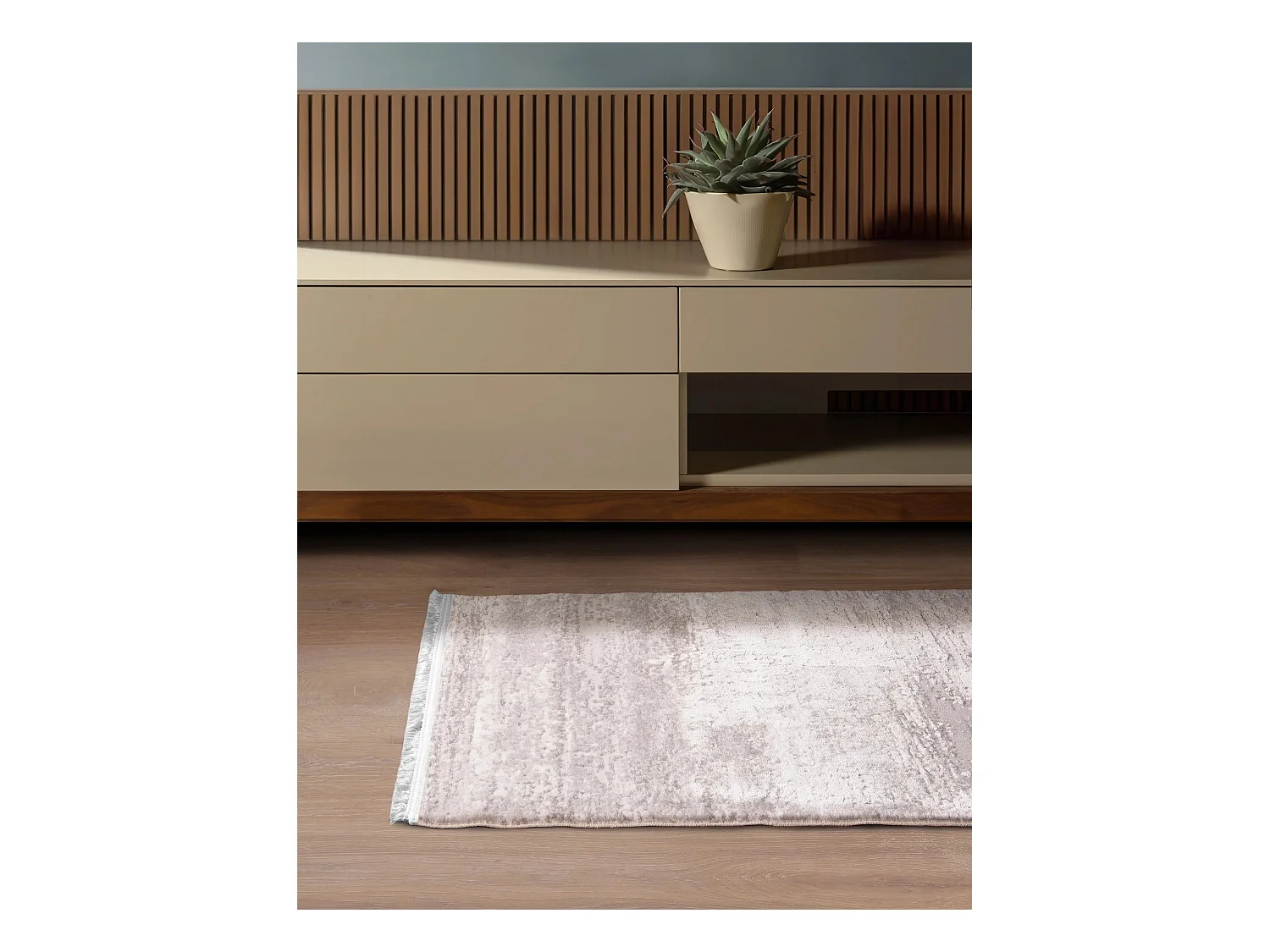 Tapis 80x305 gris Davos Deep