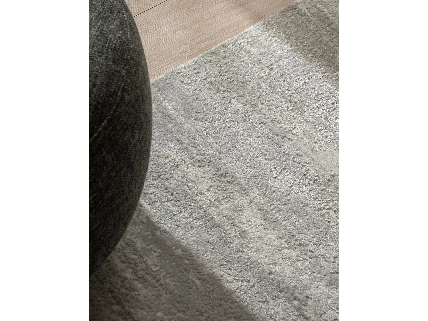 Tapis 80x305 gris Davos Deep