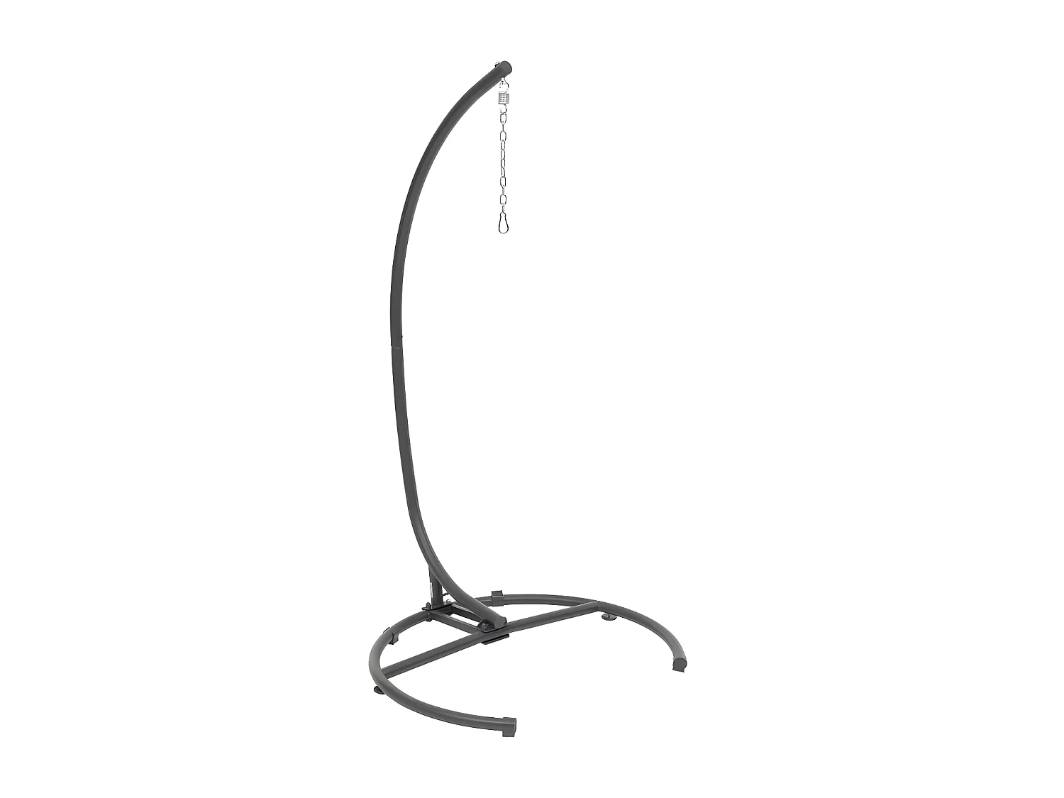 Pied pour fauteuil suspendu Panao graphite Hespéride