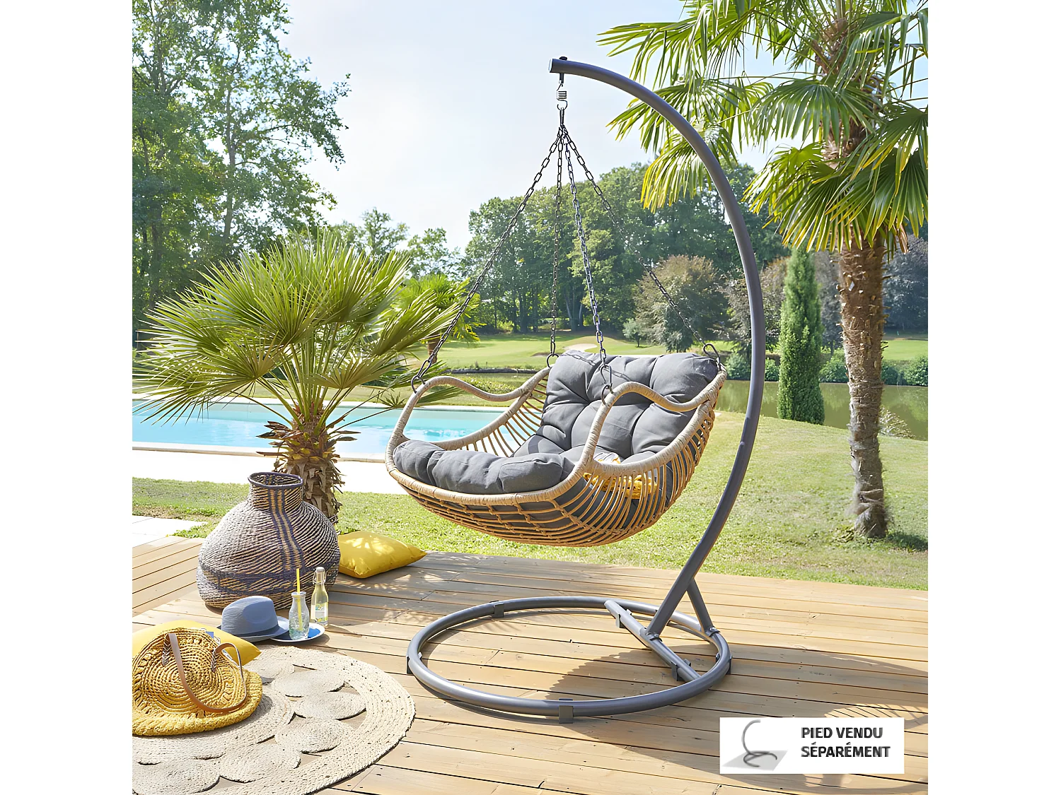 Loveuse à suspendre Gibraltar ardoise Hespéride