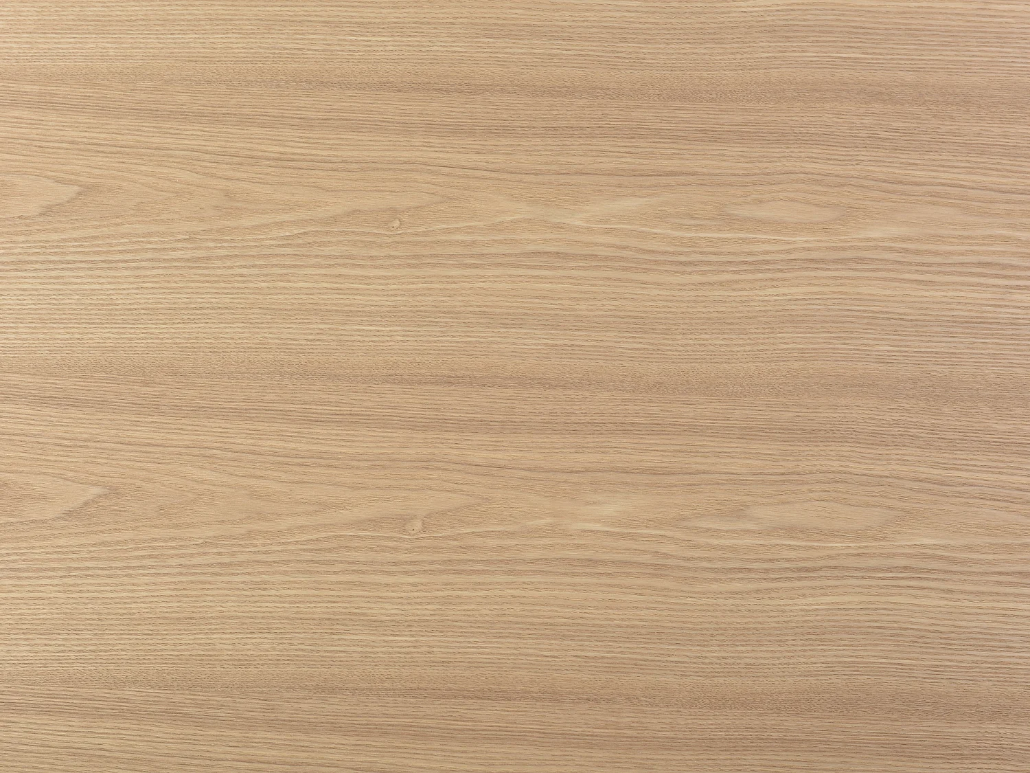 Table à manger ronde 4 personnes placage frêne - Naturel clair - ANTALIZA